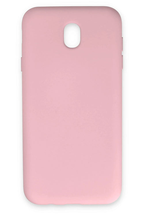 Newface Samsung Galaxy J7 Pro / J730 Kılıf Nano içi Kadife Silikon - Pudra