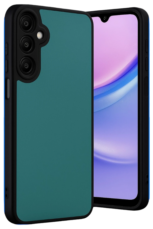 Newface Samsung Galaxy M15 Kılıf Aras Deri Kapak - Açık Yeşil