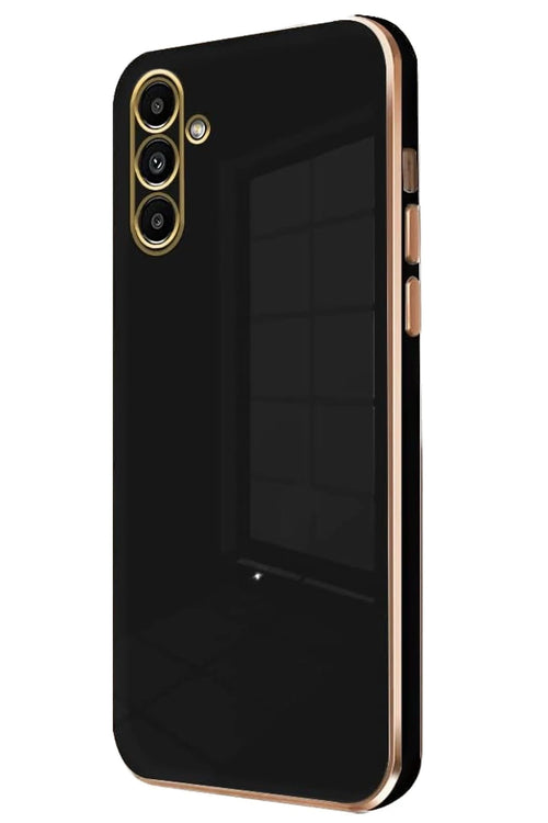 Newface Samsung Galaxy M15 Kılıf Volet Silikon - Siyah