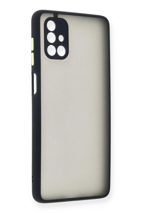 Newface Samsung Galaxy M51 Kılıf Montreal Silikon Kapak - Lacivert