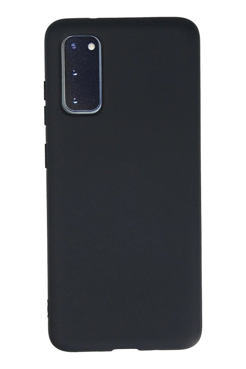 Newface Samsung Galaxy S20 Kılıf Nano içi Kadife Silikon - Lacivert