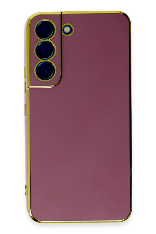 Newface Samsung Galaxy S22 Plus Kılıf Volet Silikon - Kırmızı