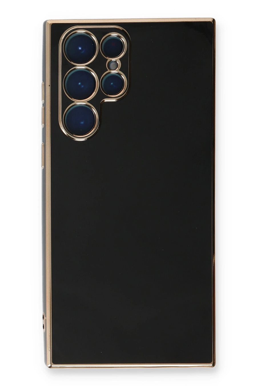 Newface Samsung Galaxy S22 Ultra Kılıf Volet Silikon - Siyah
