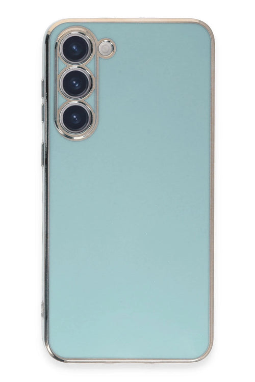Newface Samsung Galaxy S23 Kılıf Volet Silikon - Açık Yeşil