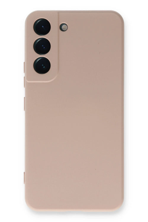 Newface Samsung Galaxy S23 Plus Kılıf Nano içi Kadife Silikon - Pudra