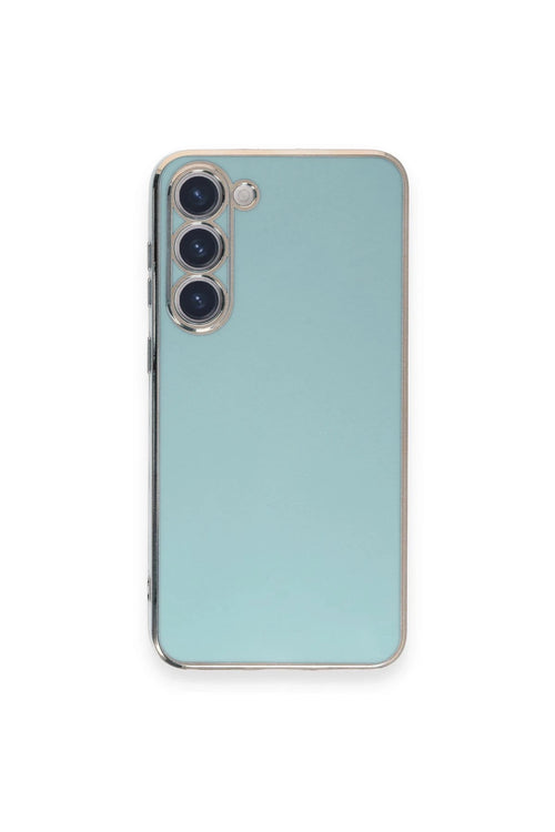 Newface Samsung Galaxy S23 Plus Kılıf Volet Silikon - Açık Yeşil