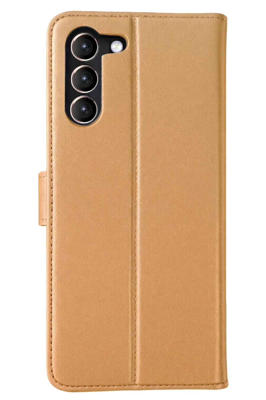 Newface Samsung Galaxy S23 Plus Trend S Plus Kapaklı Kılıf - Gold