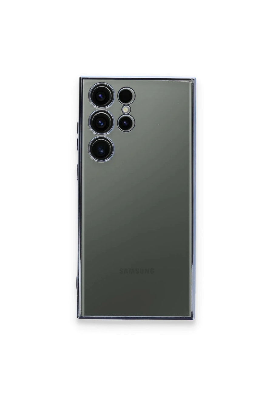 Newface Samsung Galaxy S23 Ultra Kılıf Razer Lensli Silikon - Açık Mavi