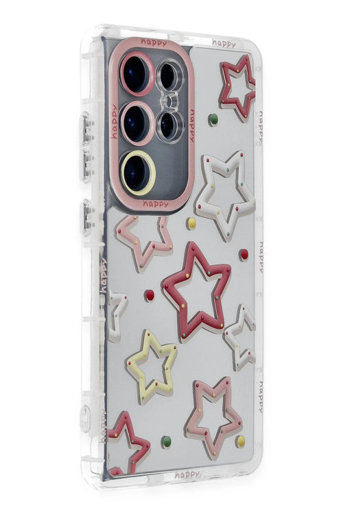 Newface Samsung Galaxy S23 Ultra Kılıf Reflexion Desenli Kapak - Desen 3