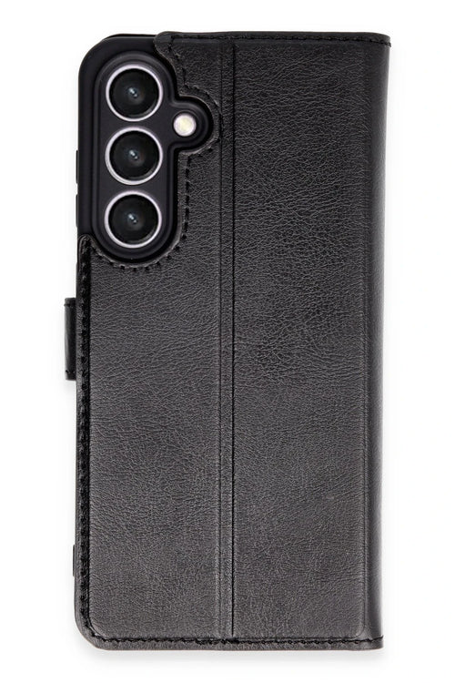 Newface Samsung Galaxy S24 FE Kılıf Trend S Plus Kapaklı Kılıf - Siyah