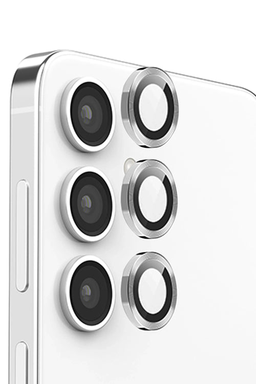 Newface Samsung Galaxy S24 FE Raze Metal Kamera Lens - Gri