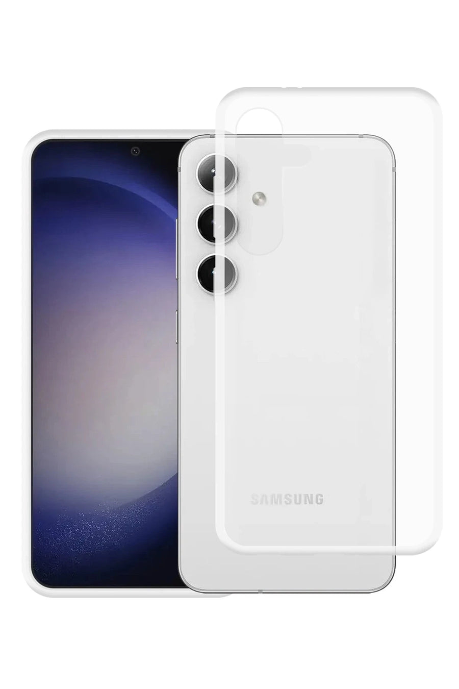 Newface Samsung Galaxy S24 Kılıf Lüx Şeffaf Silikon