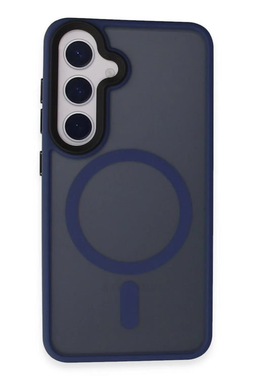 Newface Samsung Galaxy S24 Plus Kılıf Trex Magneticsafe Kapak - Lacivert