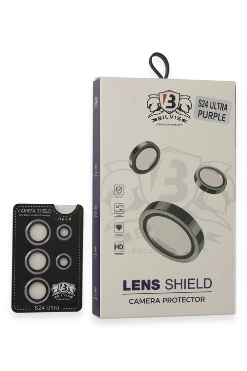Newface Samsung Galaxy S24 Ultra Bilvis Titan Kamera Lens - Derin Mor