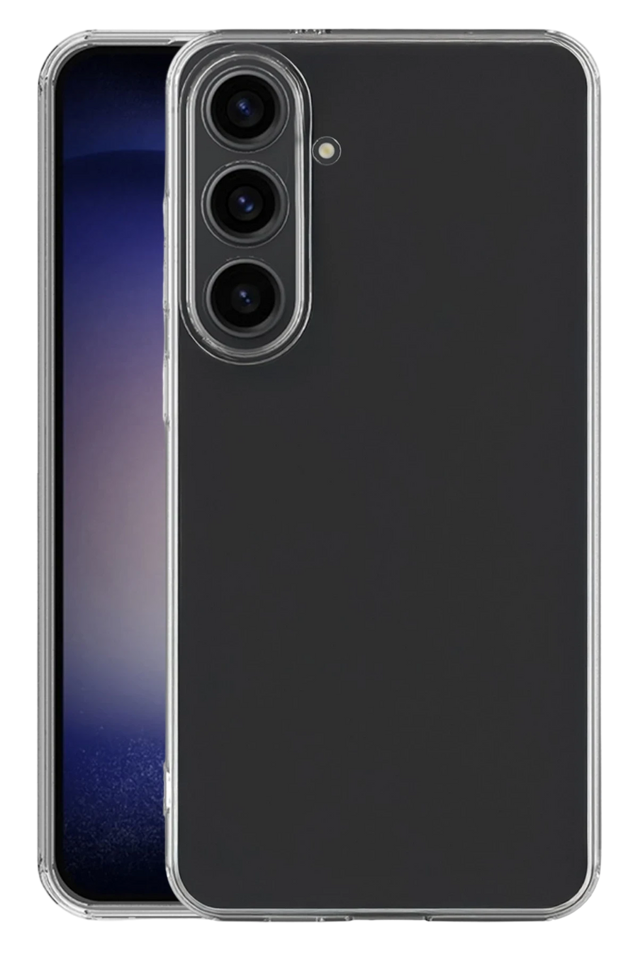 Newface Samsung Galaxy S25 FE Kılıf Lüx Şeffaf Silikon