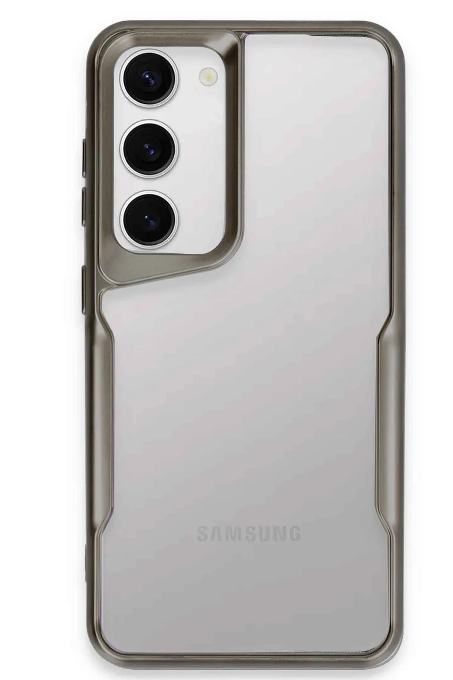 Newface Samsung Galaxy S25 Plus Kılıf Boyi Silikon Kapak - Titan Gri