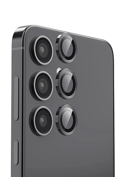 Newface Samsung Galaxy S25 Raze Metal Kamera Lens - Siyah