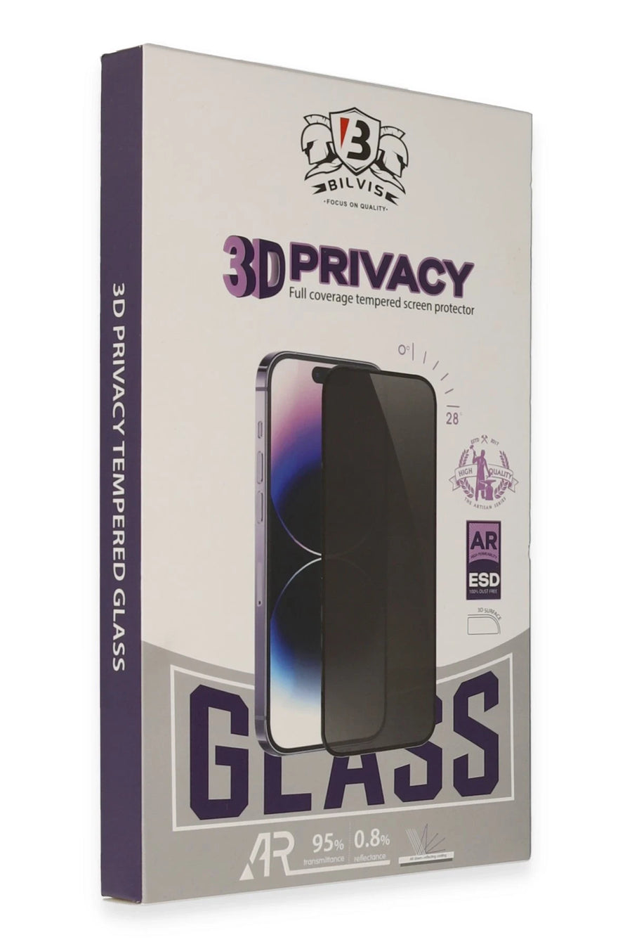 Newface Samsung Galaxy S25 Ultra Bilvis 3D Hayalet Cam Ekran Koruyucu