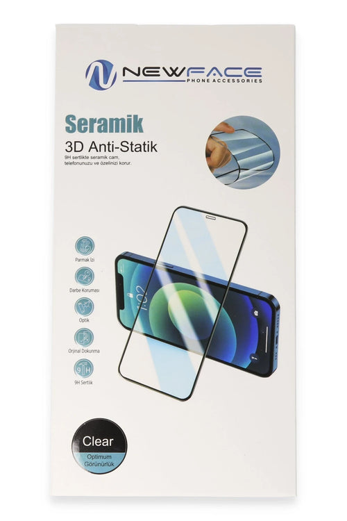 Newface Samsung Galaxy S26 Plus 3D Antistatik Seramik Nano Ekran Koruyucu - Siyah