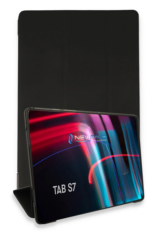 Newface Samsung Galaxy T870 Tab S7 11 Kılıf Tablet Smart Kılıf - Siyah
