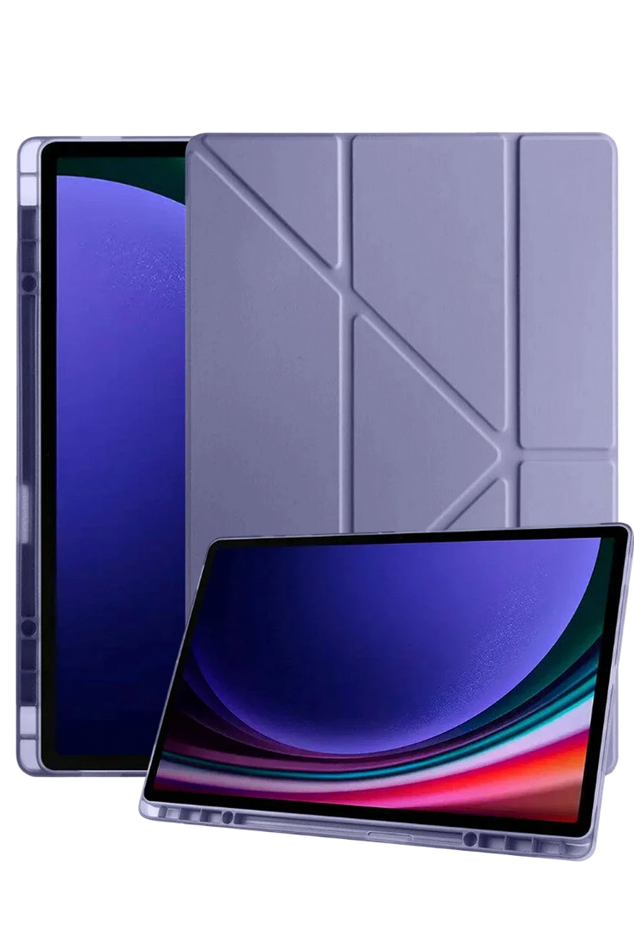 Newface Samsung Galaxy Tab A11 Plus Kalemlikli Mars Tablet Kılıfı - Lavender