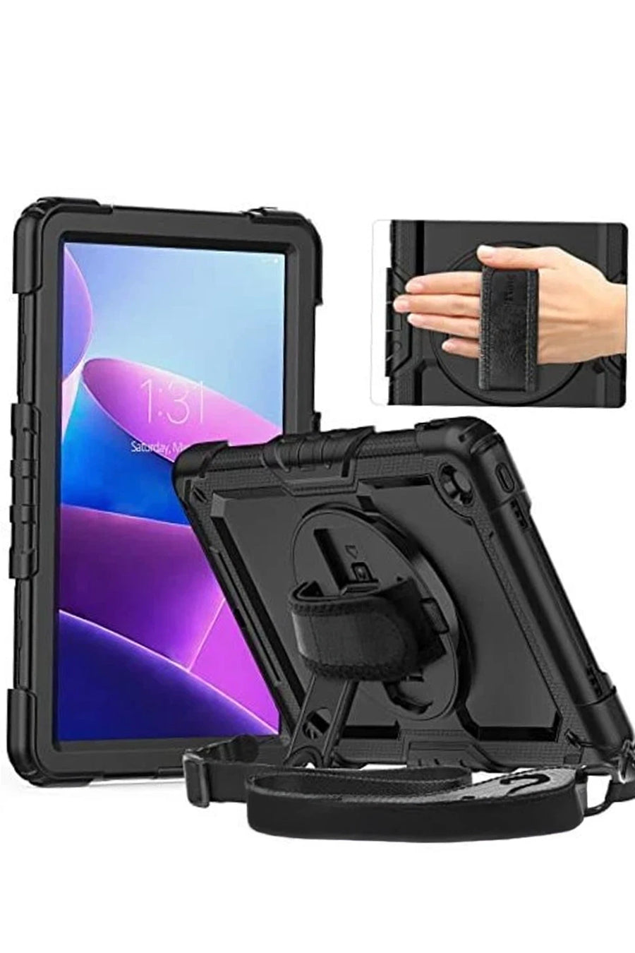 Newface Samsung Galaxy Tab S10 FE Plus 13.1 Kılıf Amazing Tablet Kapak - Siyah