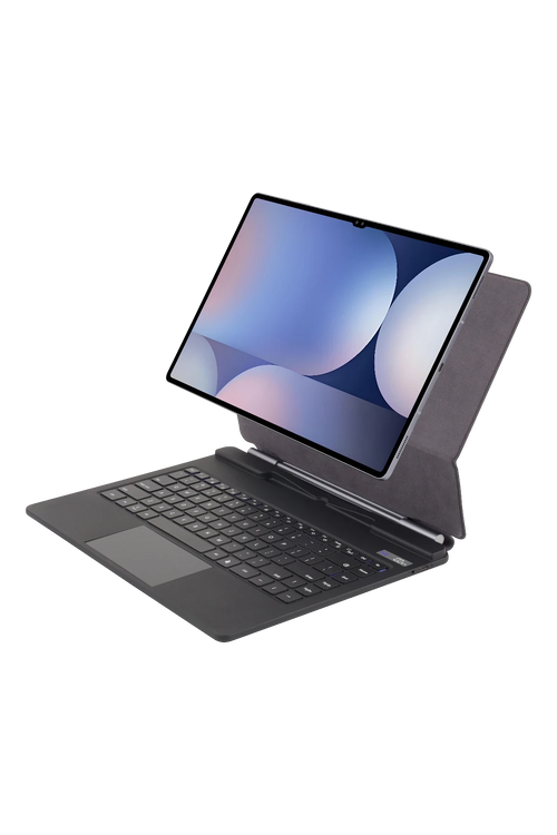 Newface Samsung Galaxy X920 Tab S10 Ultra 14.6 HL146 Focus Manyetik Klavyeli Tablet Kılıfı - Siyah