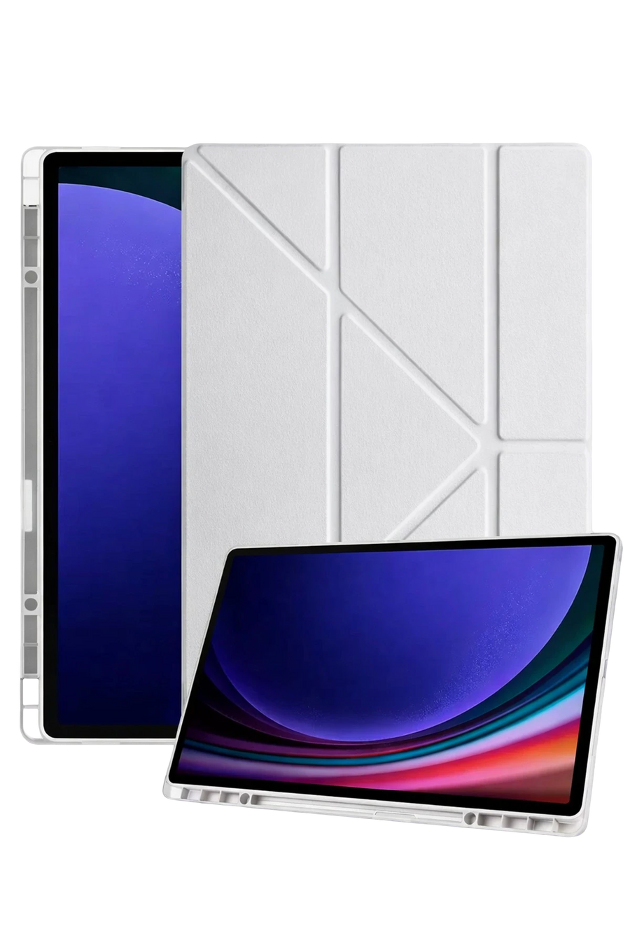 Newface Samsung Galaxy X930 Tab S11 Ultra 14.6 Kalemlikli Mars Tablet Kılıfı - Gri