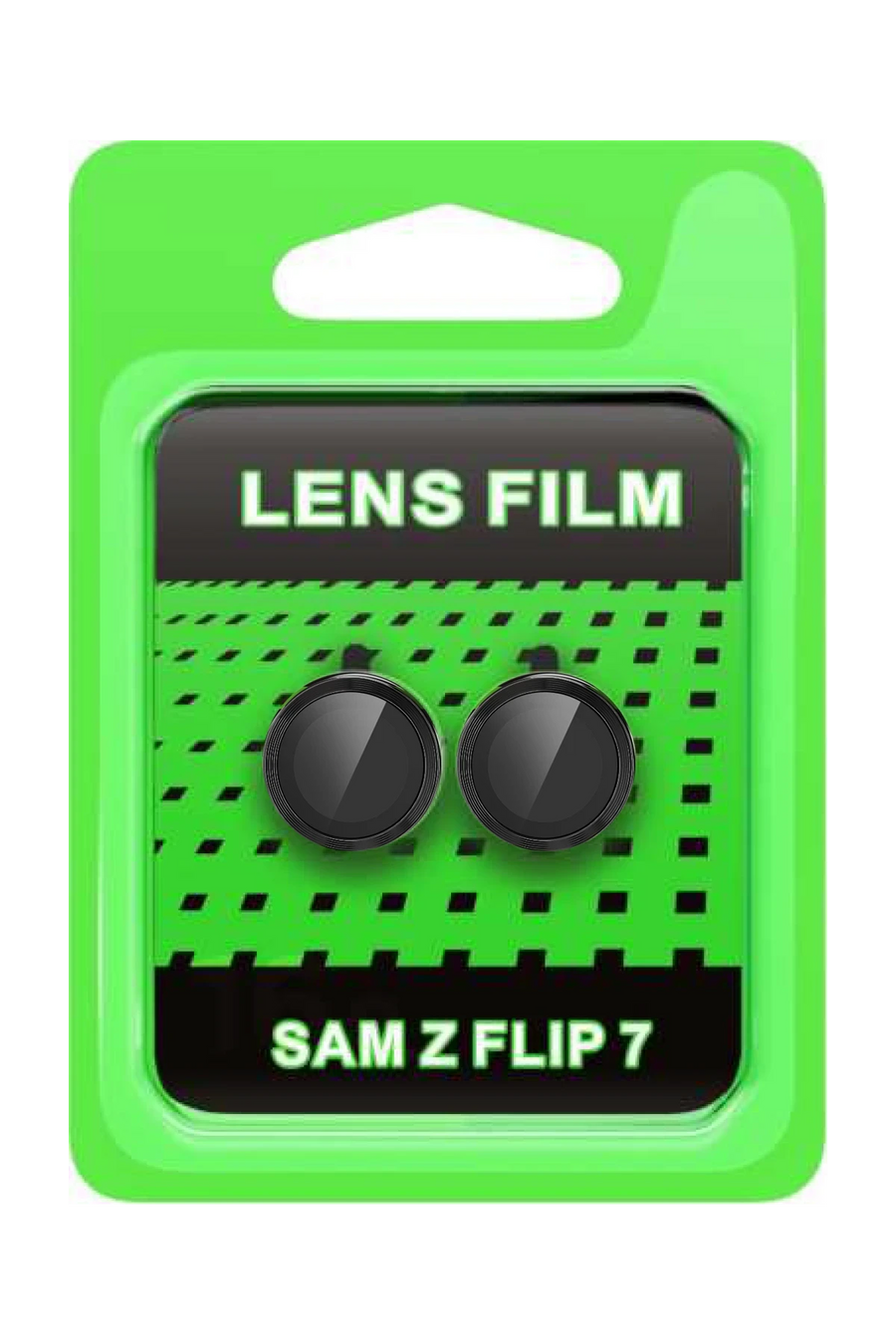 Newface Samsung Galaxy Z Flip 7 Raze Metal Kamera Lens - Siyah