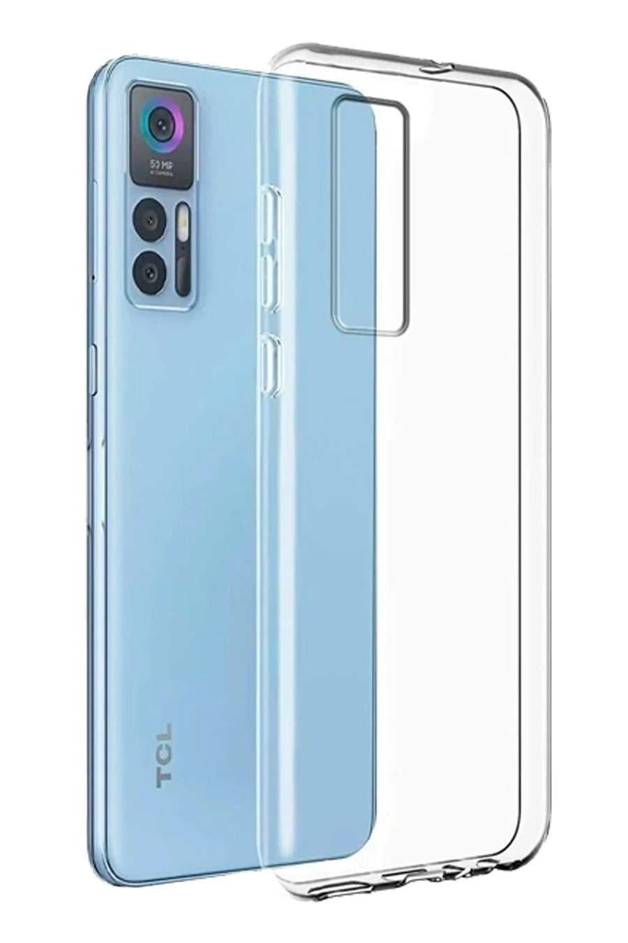 Newface TCL 30 5G Kılıf Lüx Şeffaf Silikon