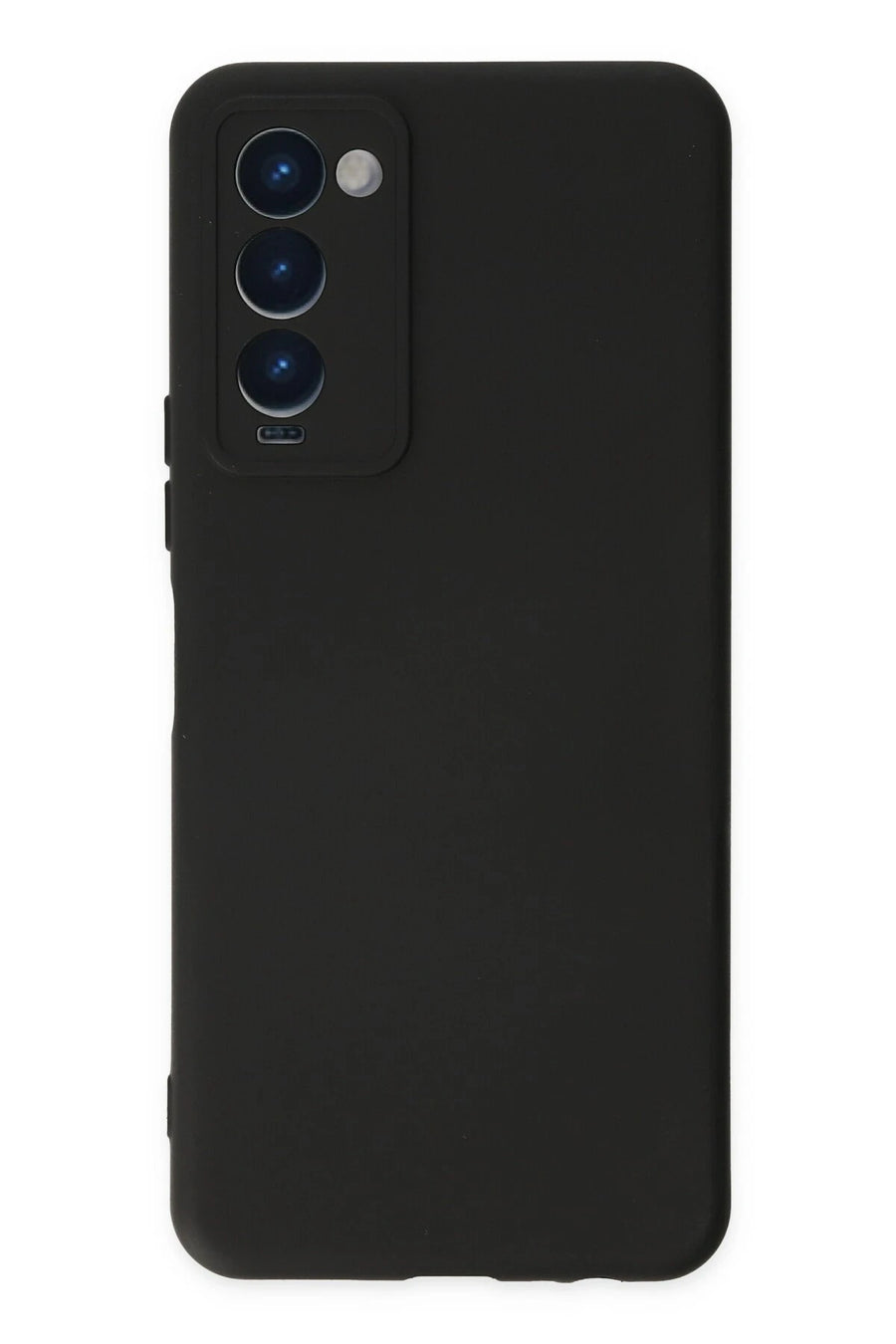 Newface Tecno Camon 18 Kılıf Nano içi Kadife Silikon - Siyah