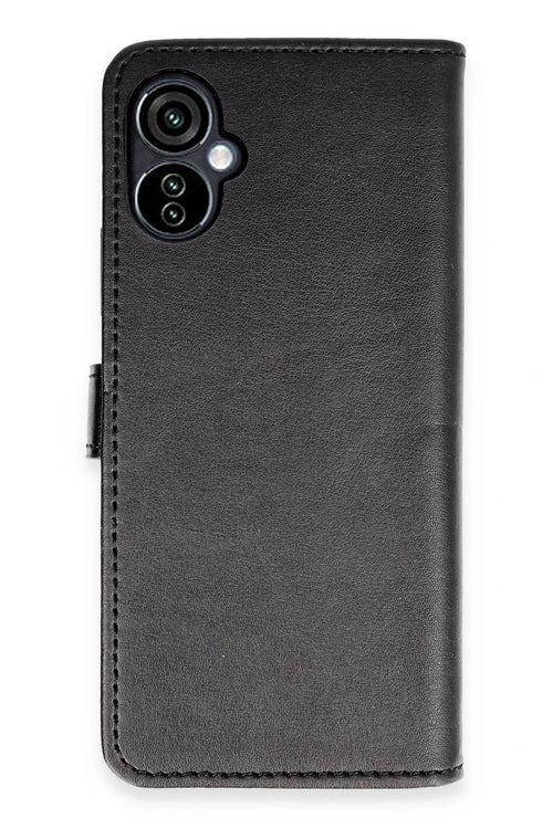 Newface Tecno Camon 19 Neo Kılıf Trend S Plus Kapaklı Kılıf - Siyah