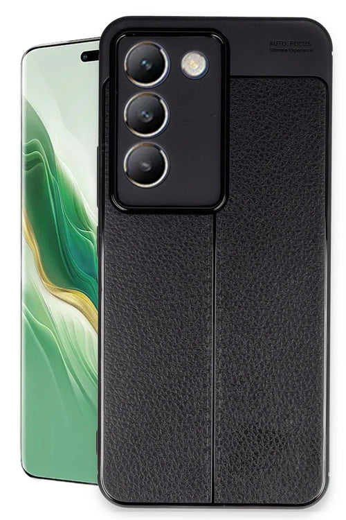 Newface Vivo V30 Lite 4G Kılıf Auto Focus Kapak - Siyah