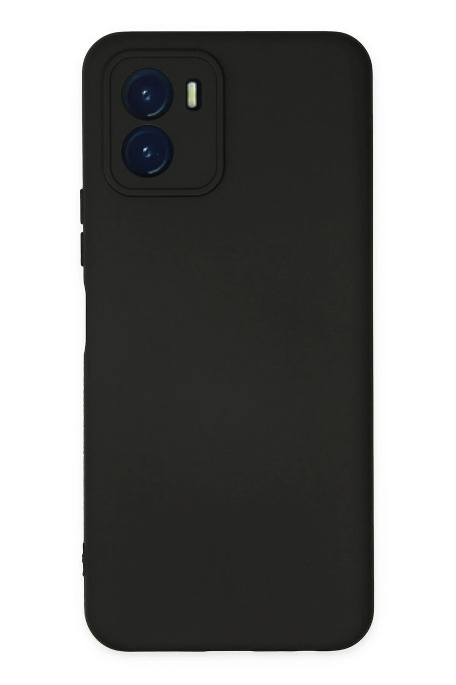 Newface Vivo Y15S Kılıf Nano içi Kadife Silikon - Siyah