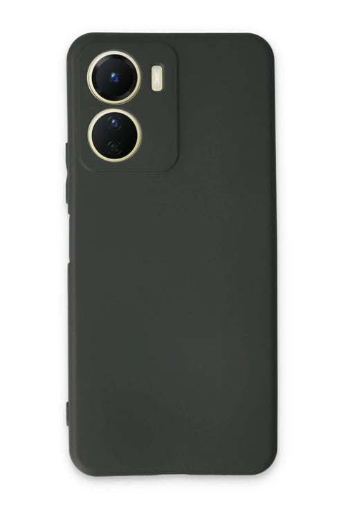 Newface Vivo Y16 Kılıf First Silikon - Koyu Yeşil