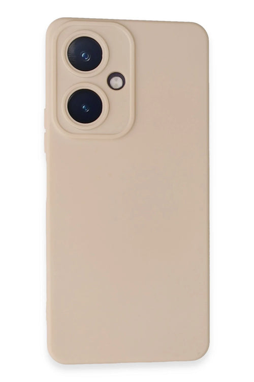 Newface Vivo Y27 Kılıf Nano içi Kadife Silikon - Pudra