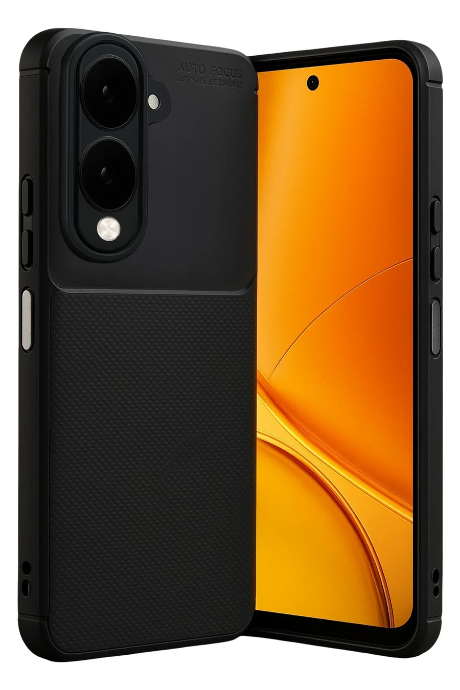 Newface Vivo Y29S Auto Focus Karbon Kapak - Siyah