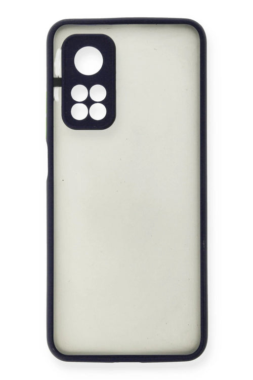 Newface Xiaomi Mi 10T Kılıf Montreal Silikon Kapak - Lacivert