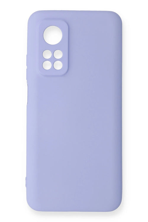 Newface Xiaomi Mi 10T Kılıf Nano içi Kadife Silikon - Lila