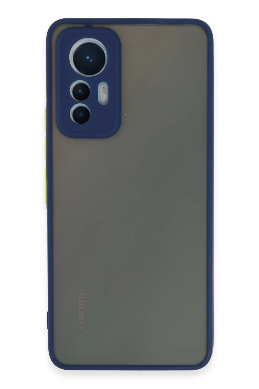 Newface Xiaomi Mi 12 Lite Kılıf Montreal Silikon Kapak - Lacivert