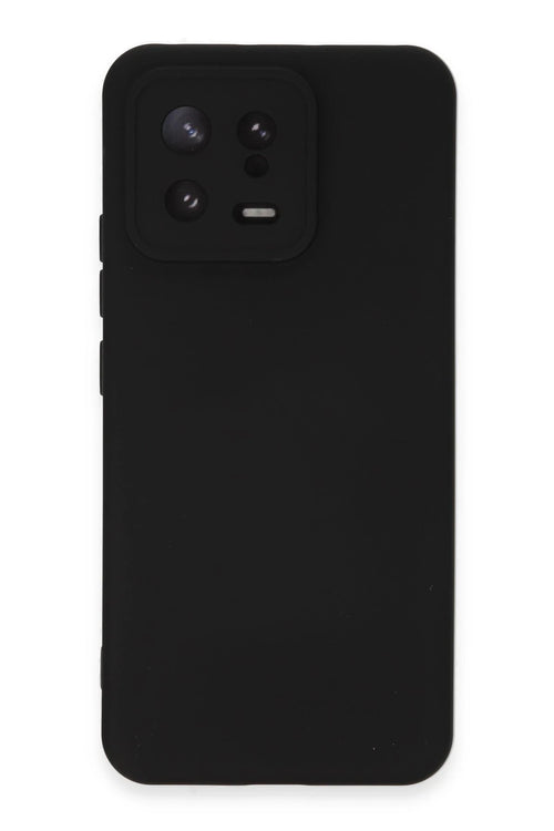 Newface Xiaomi Mi 13 Kılıf Nano içi Kadife Silikon - Siyah
