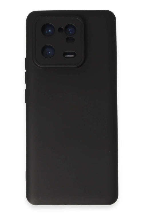 Newface Xiaomi Mi 13 Pro Kılıf Nano içi Kadife Silikon - Siyah