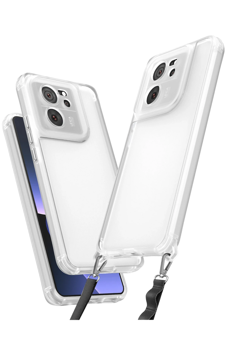 Newface Xiaomi Mi 13T Pro Kılıf Penta Silikon Kılıf - Şeffaf
