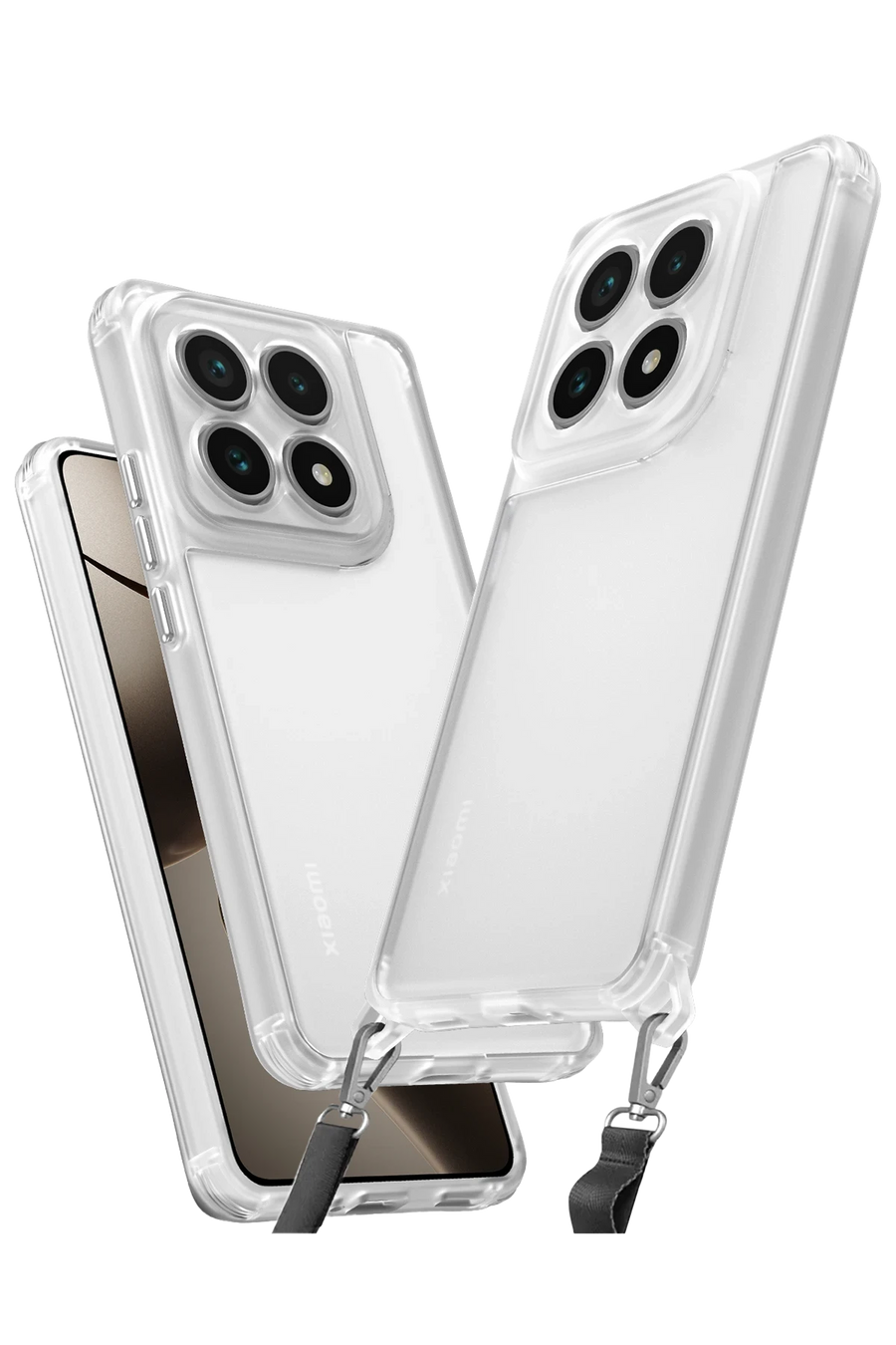 Newface Xiaomi Mi 14T Kılıf Penta Silikon Kılıf - Şeffaf