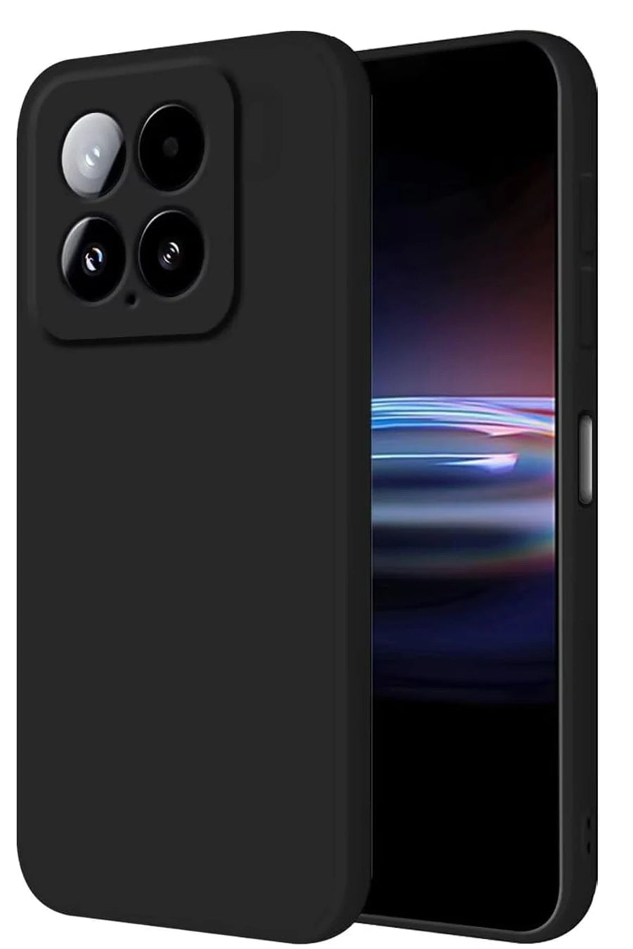 Newface Xiaomi Mi 14T Pro Kılıf Nano içi Kadife Silikon - Siyah