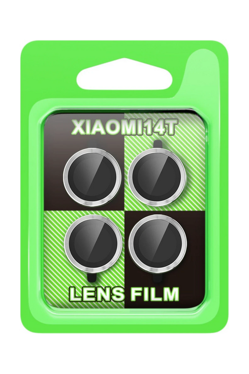 Newface Xiaomi Mi 14T Raze Metal Kamera Lens - Gümüş