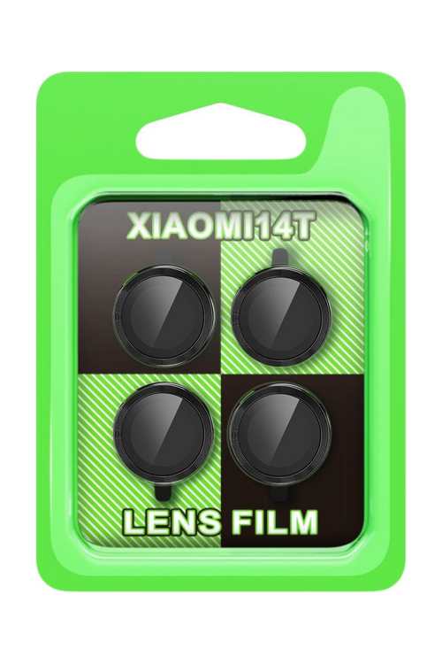 Newface Xiaomi Mi 14T Raze Metal Kamera Lens - Siyah