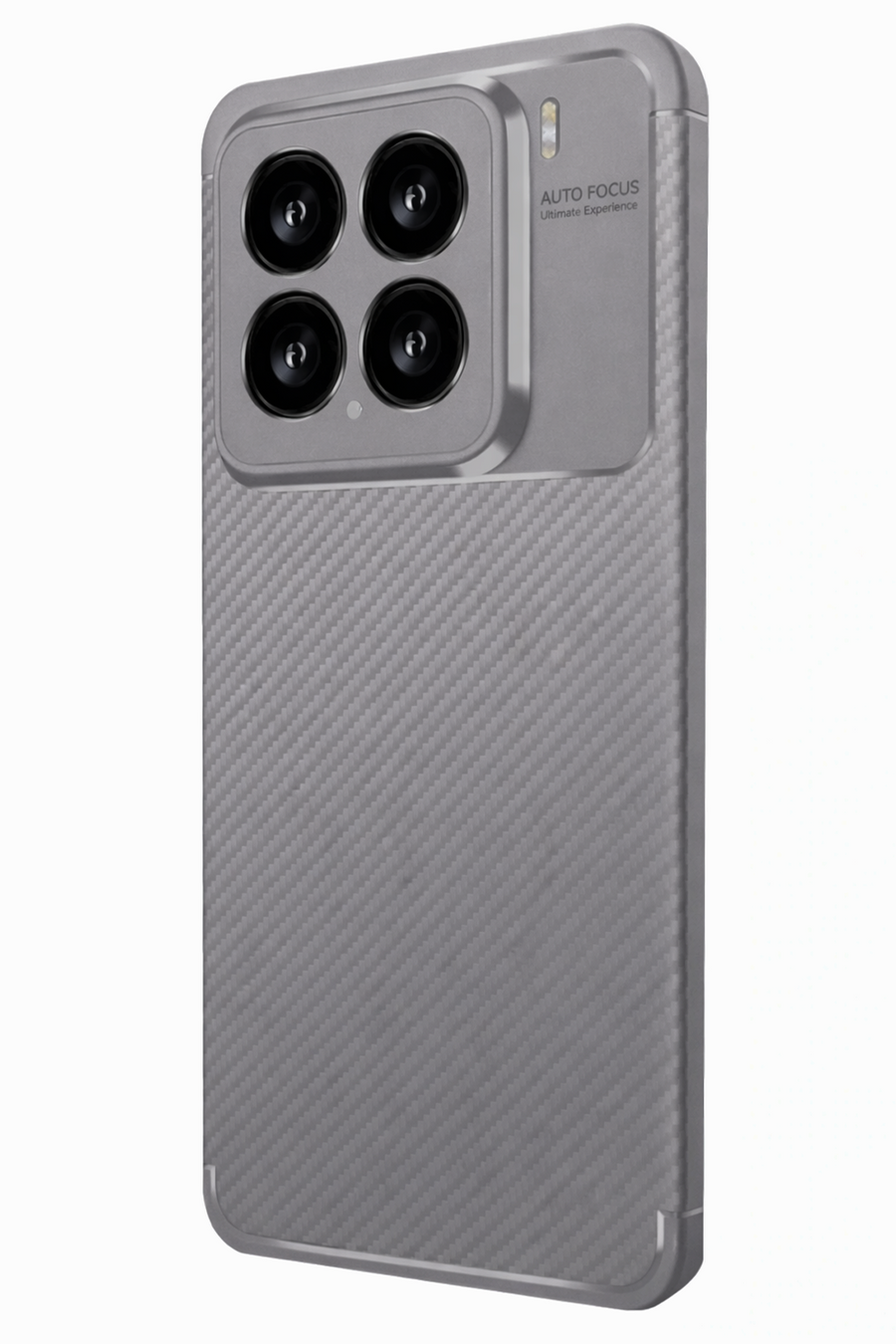 Newface Xiaomi Mi 15 Kılıf Auto Focus Karbon Kapak - Gri