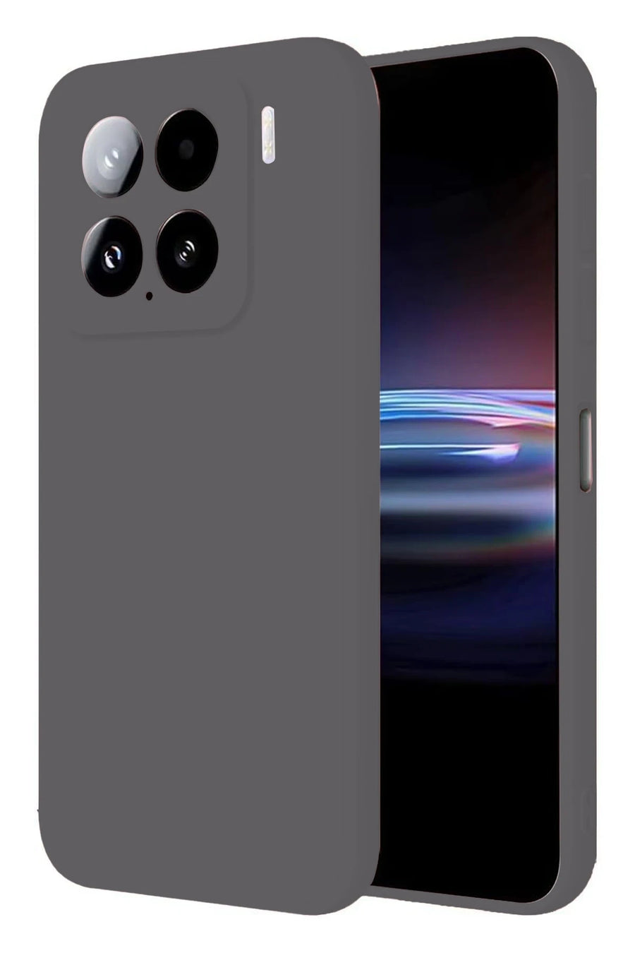 Newface Xiaomi Mi 15 Pro Kılıf Nano içi Kadife Silikon - Gri