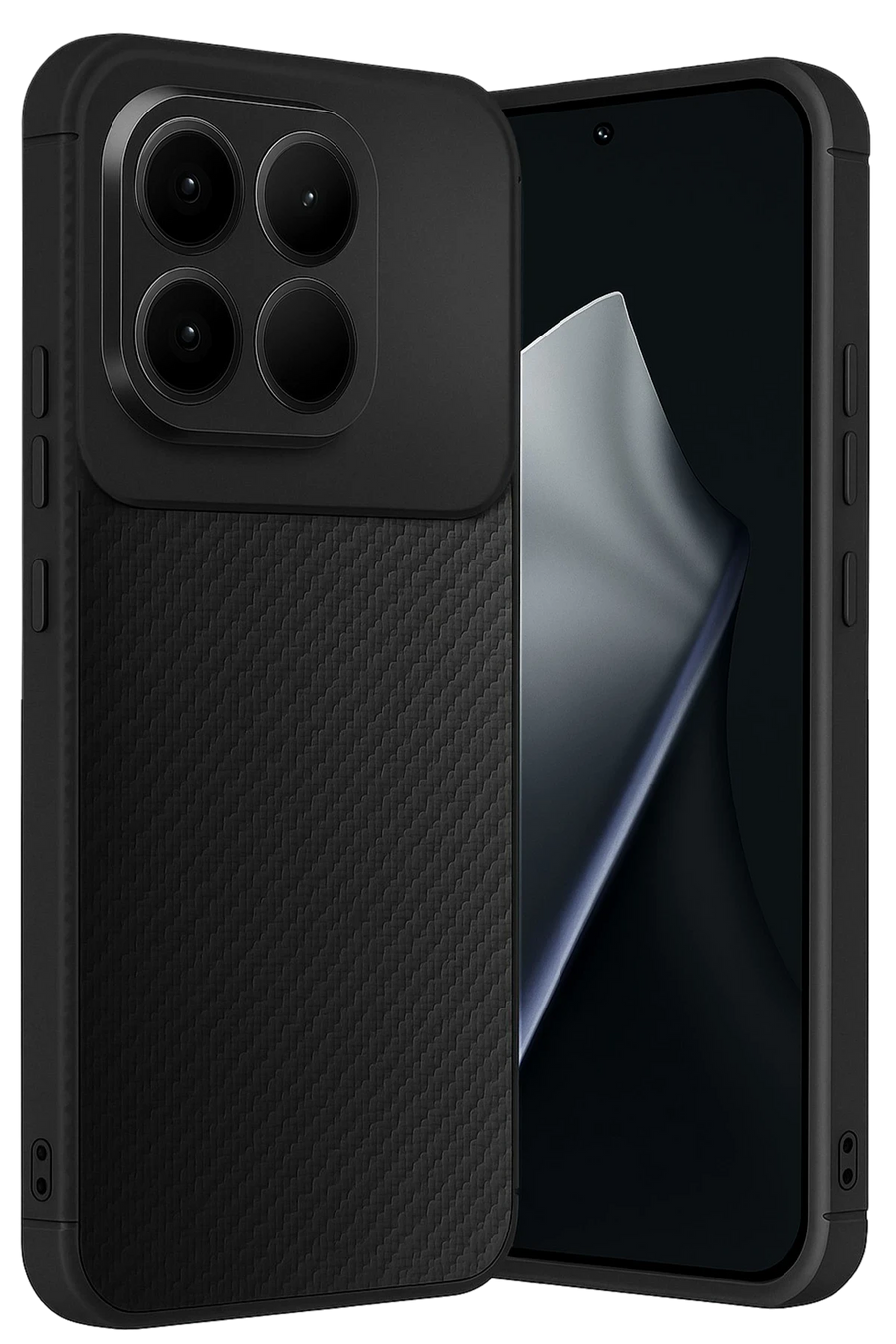 Newface Xiaomi Mi 15T Auto Focus Karbon Kapak - Siyah